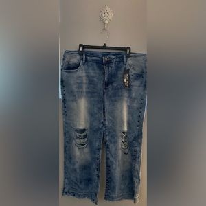 New/tags Distressed Jeans